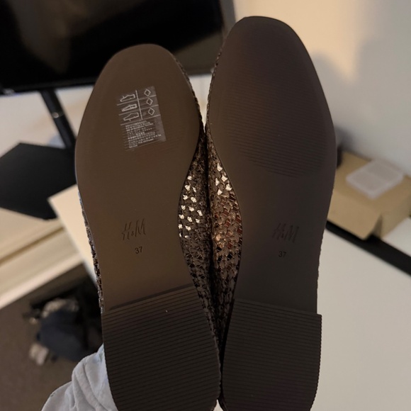 NWT H&M braided brown flats - Picture 6 of 6